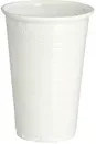 Papstar STARPAK Trinkbecher aus Kunststoff, Weiß, 200 ml - Bild 1