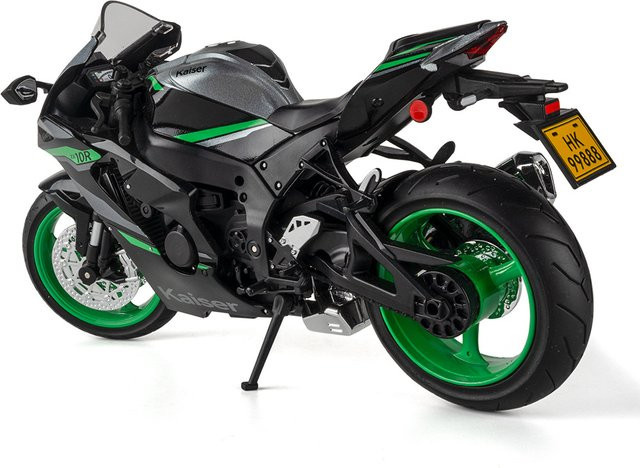 MAKEDA Kawasaki ZX-10R H2R, Diecast Modell Motorrad, 1:9, mit Licht und Sound - Bild 1