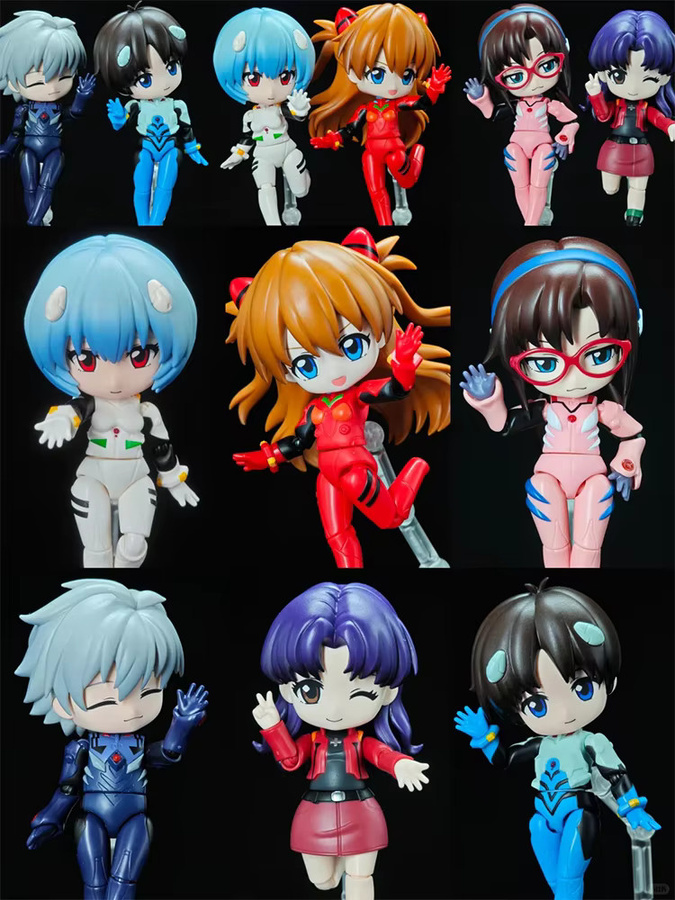 Blokees Evangelion Serendipity Q Daalamode Serie, Blind Box Figur, Einzelfigur - Bild 3