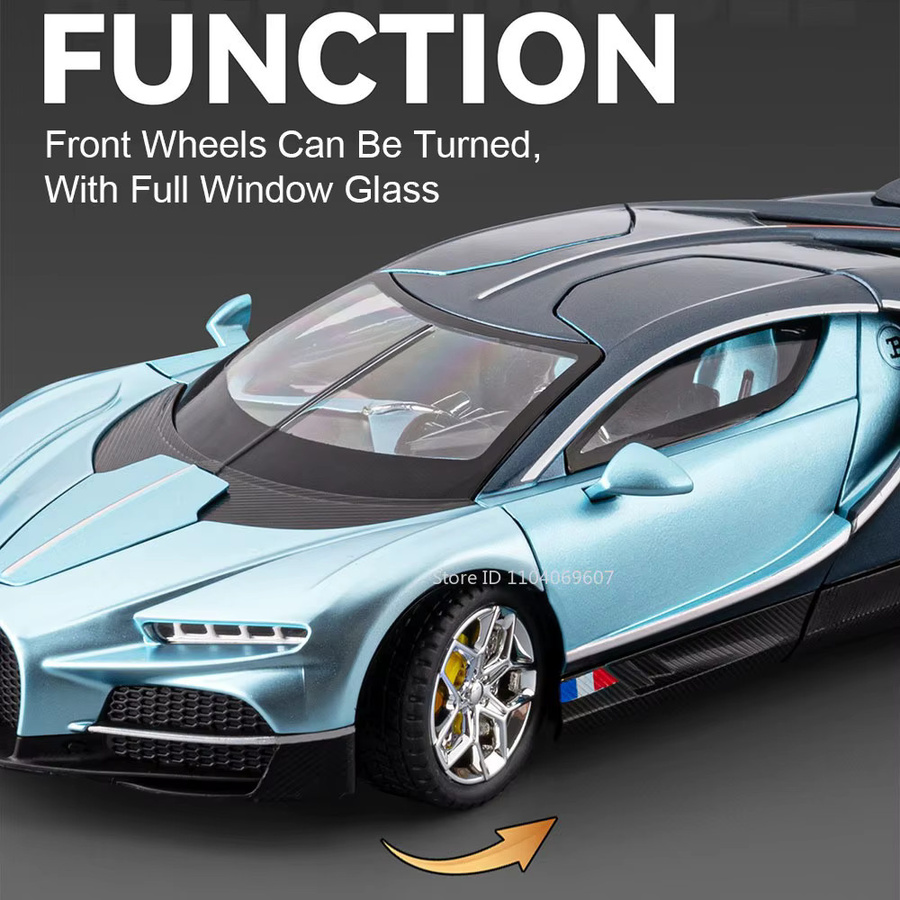 MAKEDA Tourbillon GTR S15 Modell Sportwagen, 1:24, Metall, mit Licht und Sound - Bild 4