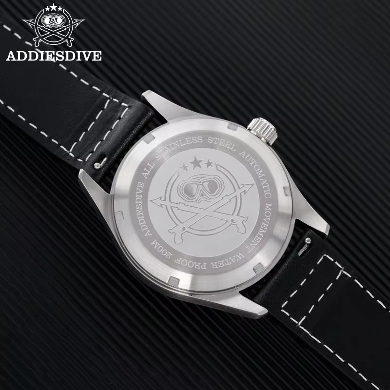 ADDIESDIVE Analoguhr, Automatik, Edelstahl, Saphirglas, 20 ATM, Herren - Bild 1