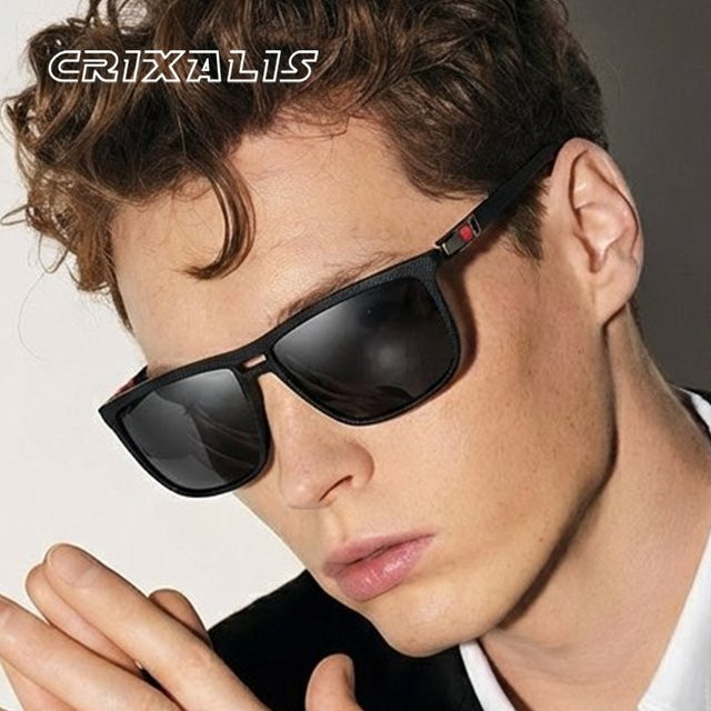 CRIXALIS Sonnenbrille, Vollrand, Schwarz, Unisex, polarisiert - Bild 1