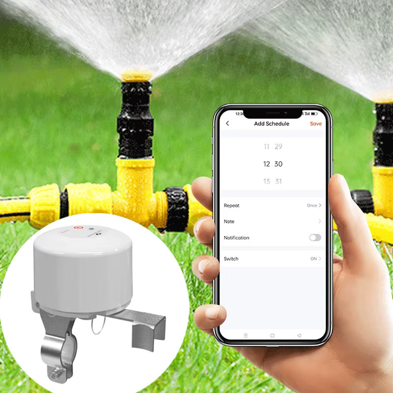 Tuya Smart Wifi Wasserhahn und Gasventil Controller mit Timer, Kugelhahn-Abschaltung in Weiß, kompatibel mit Alexa und Google Assistant - Bild 4