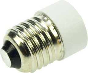 Scharnberger Hasenbein Fassungsreduzierung Adapter von E27 auf E14 für Halogenlampen 88347 - Bild 1