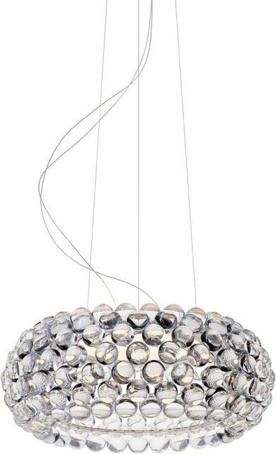 Foscarini Caboche Plus Media Pendelleuchte in Grau und Transparent mit dimmbarer LED und Casambi-Steuerung - Bild 1