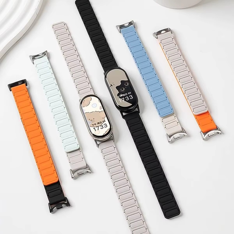 FancyWrist Uhrenarmband Silikon, Magnetische Schleife, Mi Band 8/9 - Bild 1