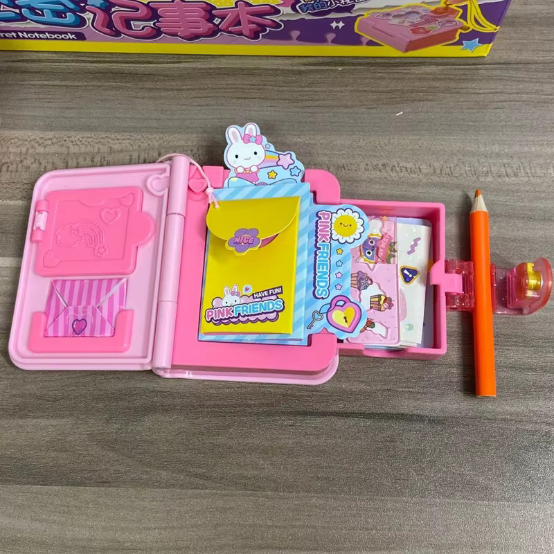 Bandai Rosa Kaninchen Mini Notebook, Kreatives Mädchen Spielzeug Set - Bild 3