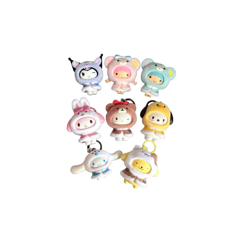 Sanrio Little Cloak Series Blind Box Kuromi Face-Changing Doll, Einzelfigur - Bild 2