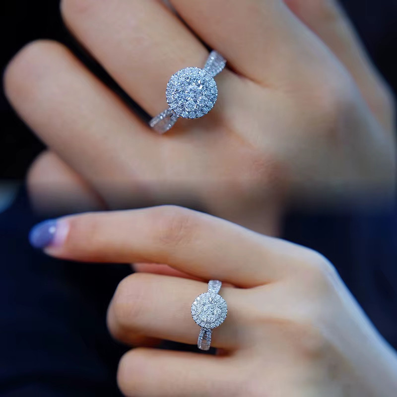 Huitan Ring, Silber, Zirkonia, Damen, Verlobung - Bild 2
