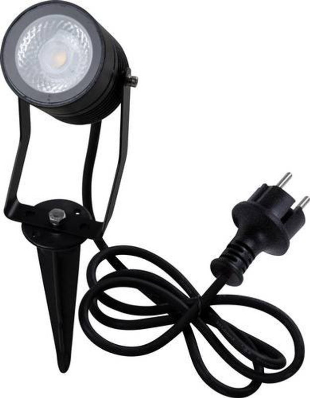 Heitronic PASAS 500031 LED-Außenstrahler mit Erdspieß in Anthrazit, 6W, verstellbar - Bild 2