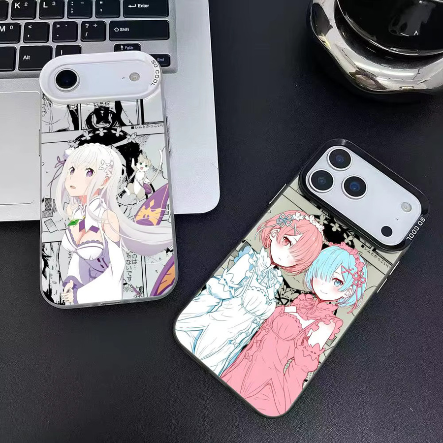 R-Re Z-Zeros Anime Handyhülle für iPhone 11 bis iPhone 17 Pro Max in Multicolour mit Matte Laser Aurora Design und stoßfestem Schutz - Bild 2