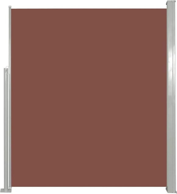 Furnicato Ausziehbare Seitenmarkise aus Polyester in Braun B: 500 cm, H: 160 cm - Bild 1