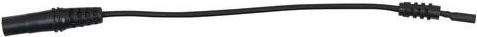 KS Tools Verbindungskabel Buchse 4mm auf 2mm Prüfadapterbuchse rund, Schwarz - Bild 1