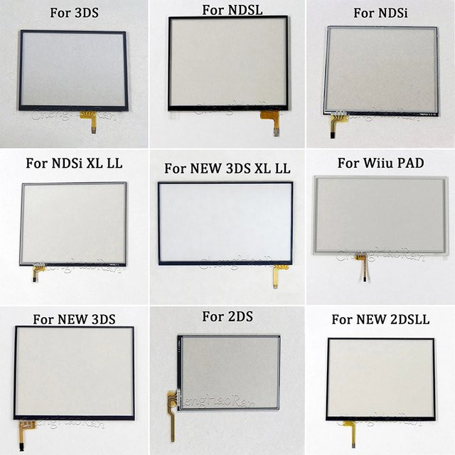 Ersatz-Touchscreen-Display Digitizer für Nintendo NDSi, 3DS, New 3DS, XL, LL und 2DS, transparent - Bild 1