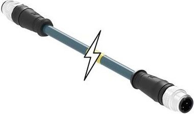 Molex 1201088429 Sensor-Aktor-Steckverbinder konfektioniert in Petrol und Grau aus Kunststoff - Bild 1