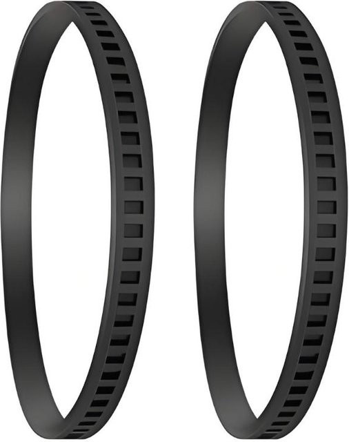 2 Stück Ersatz-Gummibänder für Bandsägen in Schwarz aus Kunststoff - Bild 1