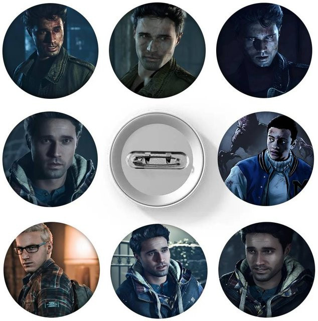 Mike Josh Until Dawn Anstecknadel, rundes Abzeichen - Bild 1
