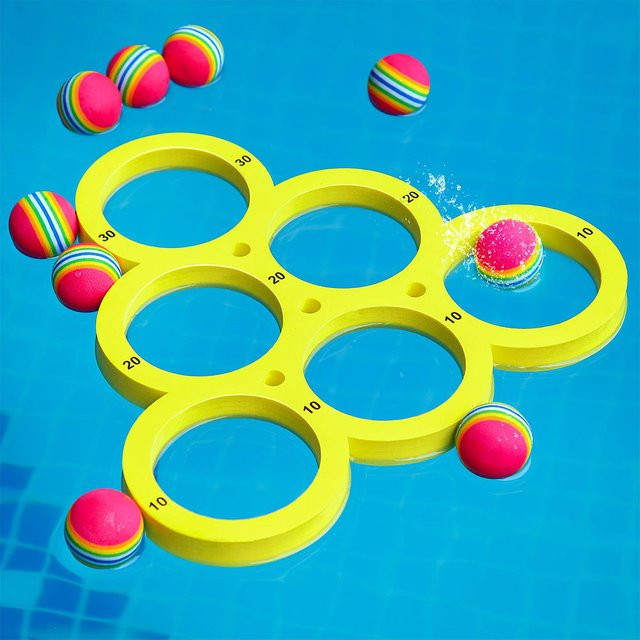LAIMANEI Wasserspielzeug, 12 Regenbogenbälle, Bunt / Mehrfarbig - Bild 1