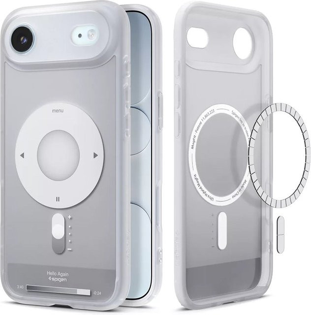 Spigen Ultra Hybrid Classic MagSafe Schutzhülle für Apple iPhone 17 Air in Silber/Transparent - Bild 1