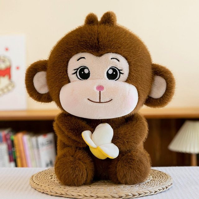 Yiran toy Banane Affe Plüschtier, Stoffpuppe, ab 3 Jahren - Bild 1