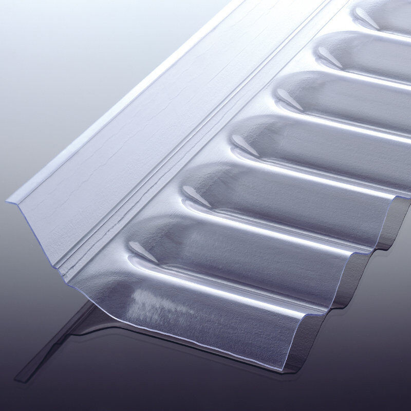 T&J Wandanschluss Sinus 76/18 aus transparentem PVC, B/H/T: 103,0 x 15,0 x 5,0 cm - Bild 1