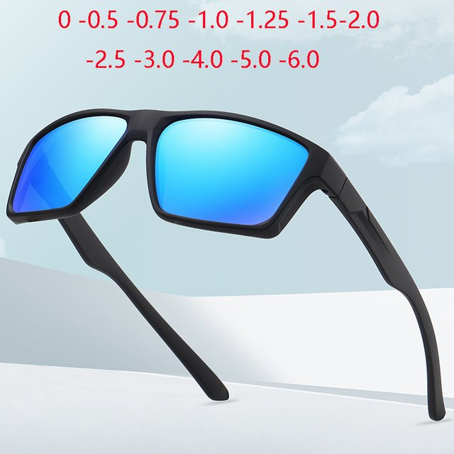 GSBJXZ Sportsonnenbrille, quadratisch, Vollrand, Kunststoff, schwarz, Herren, polarisiert - Bild 1