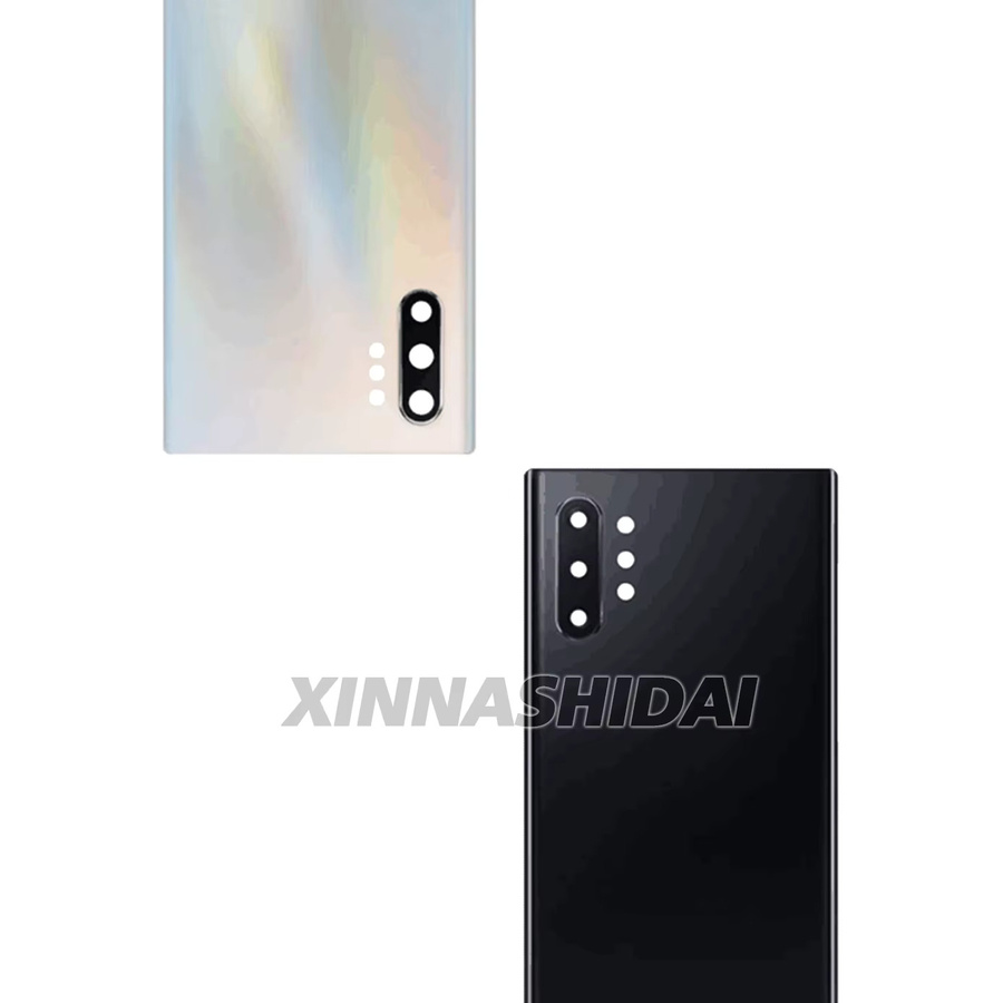 Samsung Galaxy Note 10 Plus N975 N975F Ersatzgehäuse Rückseite Batterieabdeckung in Silber - Bild 2
