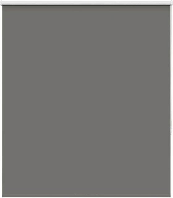 vidaXL Verdunkelungsrollo Grau aus Polyester, B: 140 cm, H: 175 cm - Bild 1