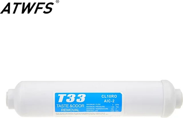 ATWFS Küchenmaschinen-Wasserfilter mit Kokosnussschalen-Aktivkohle in Weiß - Bild 1