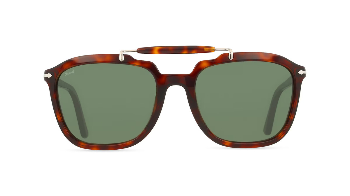 Persol PO0203S Sonnenbrille, Vollrand, Quadratisch, Acetat, Unisex, braun - Bild 1