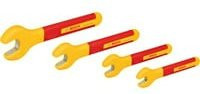Bosch Professional VDE Einmaulschlüssel-Set 4-teilig aus Chrome Vanadium in Rot und Gelb - Bild 1