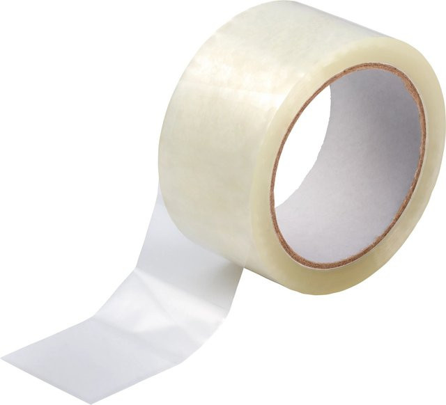 LUX-TOOLS Packband transparent mit 66 m Länge und 50 mm Breite - Bild 1