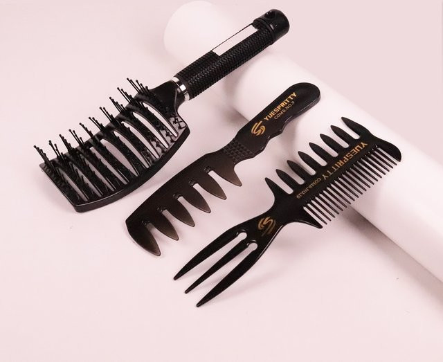 Professionelles Kammset, Massagekamm und Retro-Kamm für Echthaarperücken - Bild 1