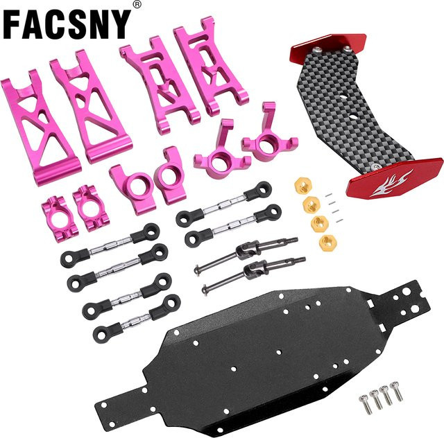 FACSNY Metall Achsschenkel C Naben Aufhängung Arme CVD Welle, 1:24, Zubehör - Bild 1