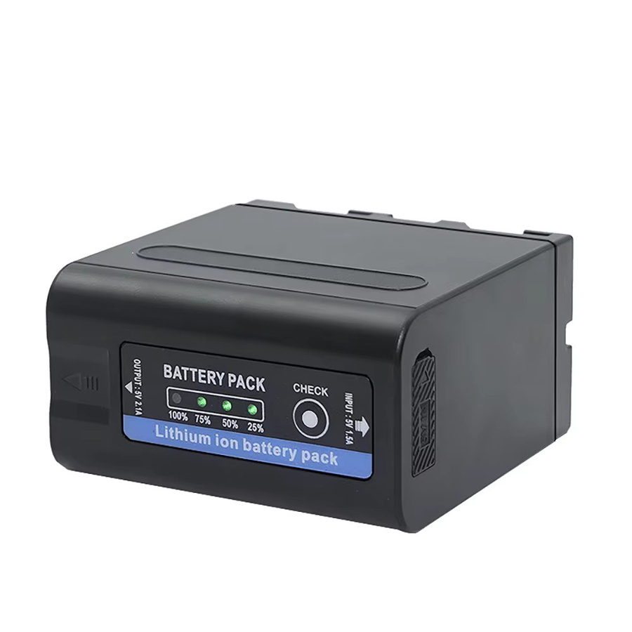 Sony Akku NP-F980 mit 10800 mAh in Schwarz für NP-F970 NP-F960 NP-F975 NP-F950 NP-F930 und CCD-RV100 Kameras - Bild 2