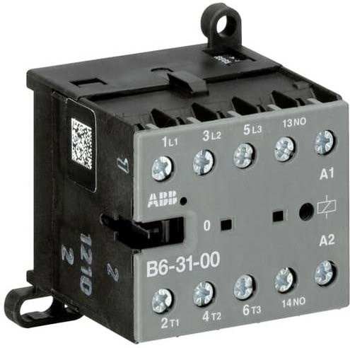 ABB B6-31-00-80 Kleinschütz in Grau mit 3 Schließern und 1 Öffner für 4kW - Bild 1