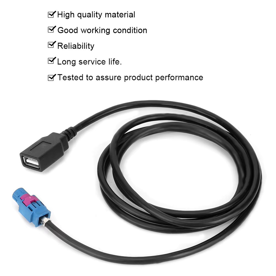 YOSOO USB-Kabel für Peugeot 308s und Citroen RCC Host-Steuerbildschirm in Schwarz - Bild 1