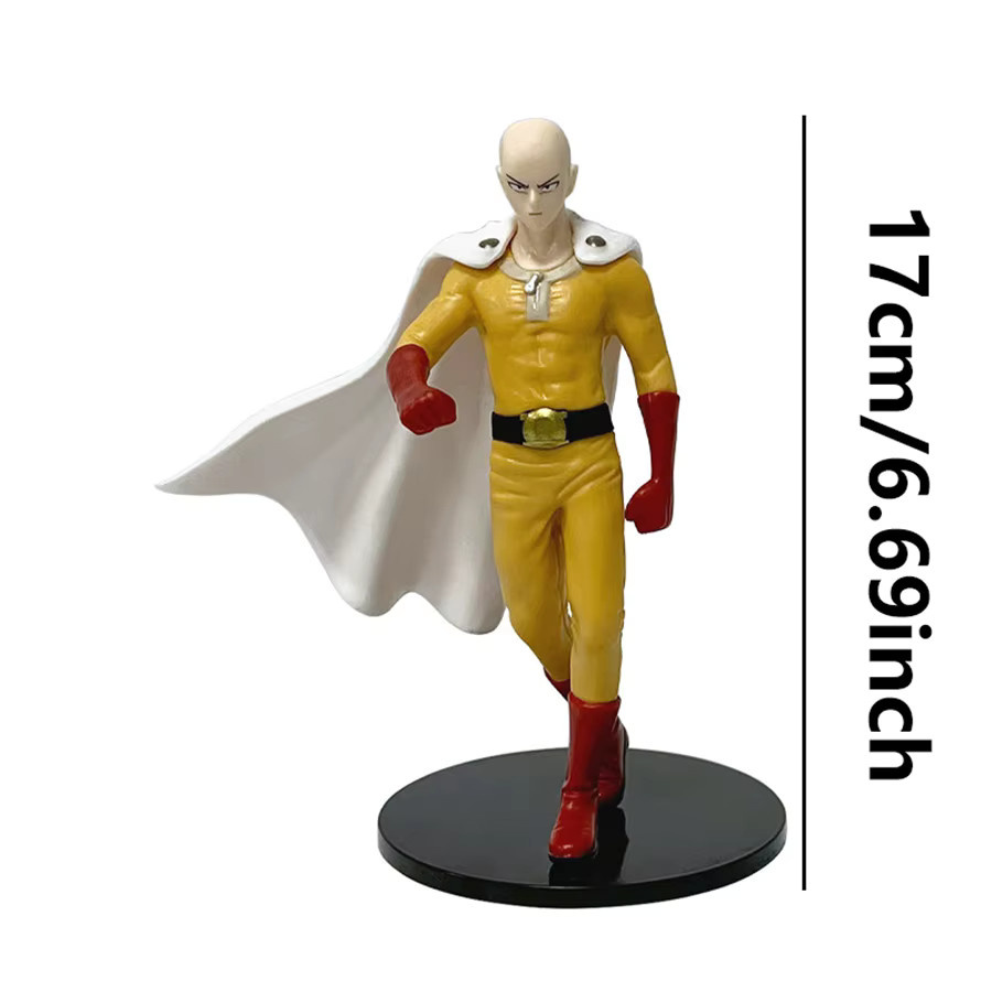 Bandai One Punch Man Saitama Actionfigur, 17 cm, Kunststoff - Bild 2