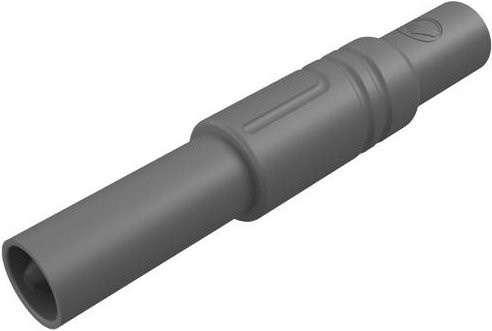 Hirschmann Test & Measurement LAS S G Sicherheits-Lamellenstecker, gerade, Stift-Ø: 4mm, Grau - Bild 1