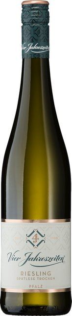 Vier Jahreszeiten Riesling Spätlese Weißwein, Pfalz, 2024, trocken, 0,75 l - Bild 1