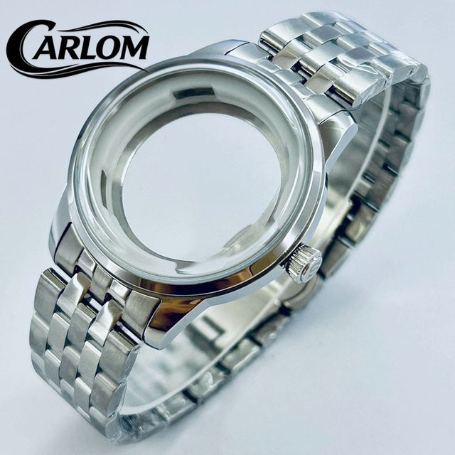 Carloms Uhrengehäuse Edelstahl, Silber, 40 mm - Bild 1