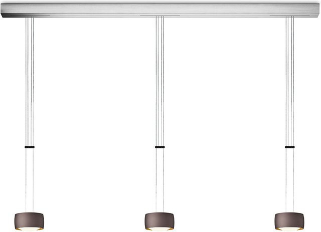Oligo Grace LED-Pendelleuchte 3-flammig in Braun mit Tunable White und Höhenverstellung - Bild 1
