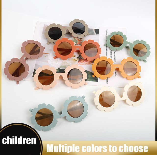 ZUXUB Sonnenbrille Kinder, Vollrand, rund, Kunststoff, multicolour - Bild 1
