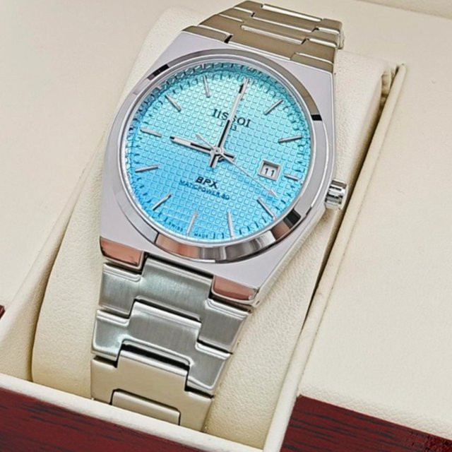 STARPERISH Armbanduhr Quarz, Blau, Edelstahl, Datum, Herren - Bild 1