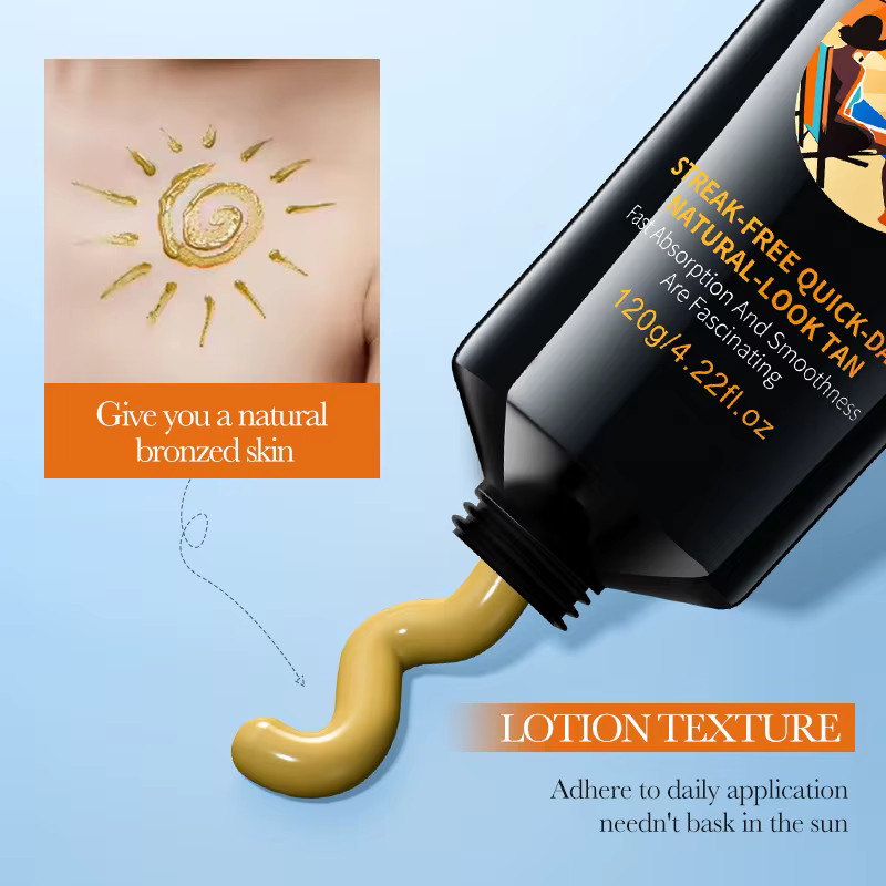 SADOER Selbstbräuner-Lotion für Gesicht und Körper, Unisex - Bild 5