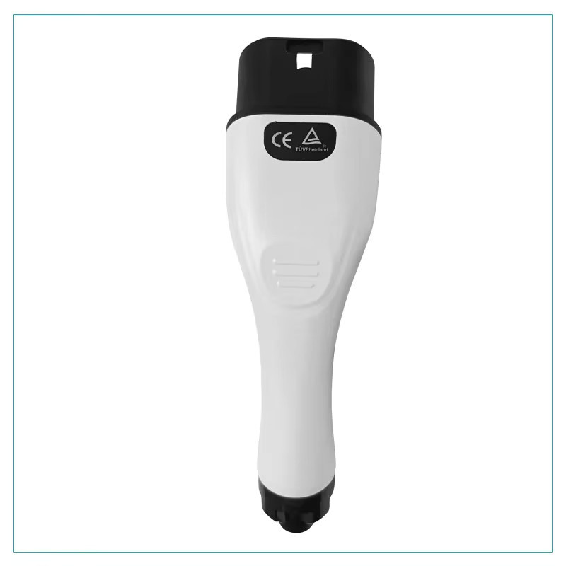 Dreiphasen-Konverter für Elektrofahrzeuge Typ 2 mit USB-C Anschluss, 11 kW und 22 kW, 16 A und 32 A, IEC62196-2-Adapter, Farbe: Weiß - Bild 3