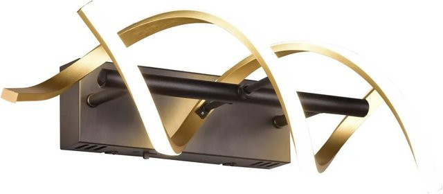 Trio LED-Wandleuchte Sequence 1-flammig Messing Matt B: 13,5 cm, H: 20,5 cm - Bild 1