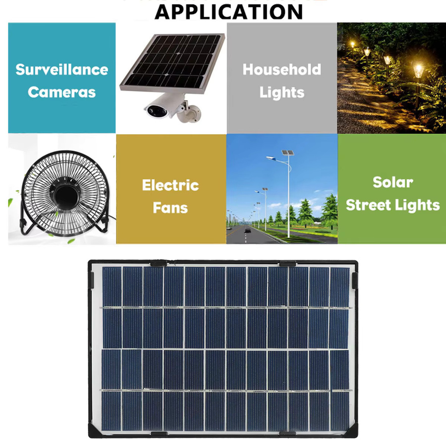 35 W 12 V Solarpanel-Ladegerät aus polykristallinem Silizium mit 3 m Kabel in Blau für Wohnmobil, Boot, Auto und Camping - Bild 3