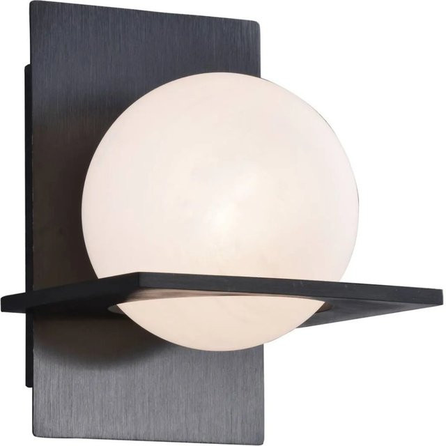 Lucande Wandleuchte Kulka 10020441 Modern Schwarz aus Metall und Glas, 1-flammig, G9 - Bild 1