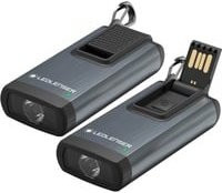 Ledlenser K6R LED Schlüsselanhänger-Leuchte in Grau, akkubetrieben mit USB-Schnittstelle und 400 lm - Bild 2